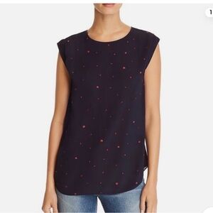 Joie Women's Ladybug Sleeveless Blouse Top - Size Small